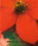 Original art for sale at UGallery.com | Laycock Dahlia by Nicholas Robertson | $275 | acrylic painting | 10' h x 8' w | thumbnail 4