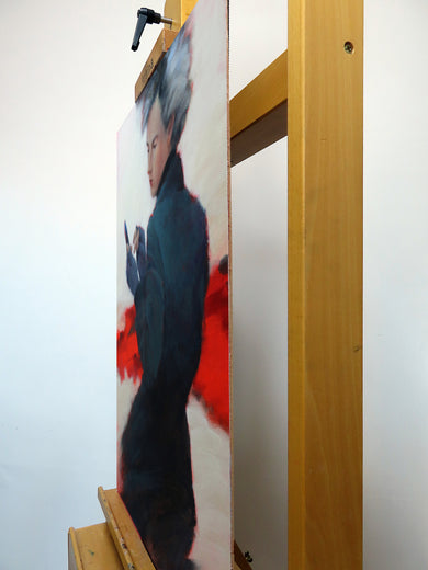 Messaging by Nicholas Robertson |  Side View of Artwork 