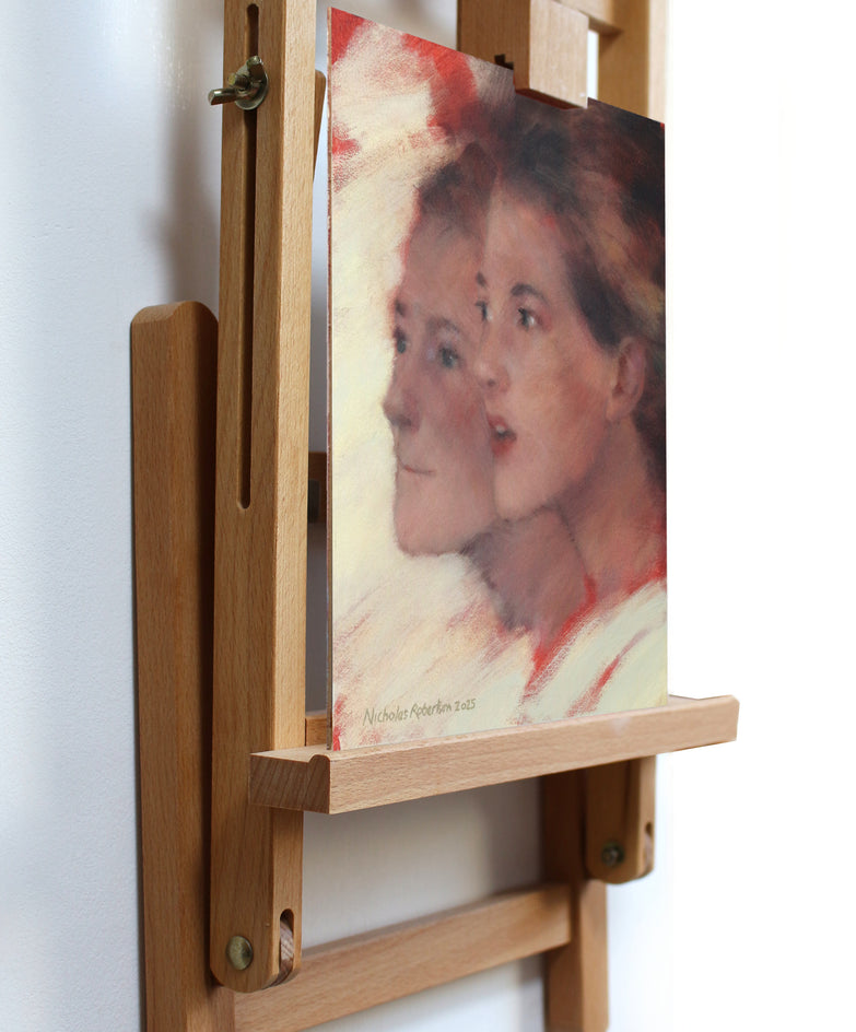 Norwegian Girl by Nicholas Robertson |  Side View of Artwork 