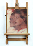 Original art for sale at UGallery.com | Norwegian Girl by Nicholas Robertson | $625 | acrylic painting | 11.9' h x 9.5' w | thumbnail 3