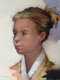 Original art for sale at UGallery.com | Pout by Nicholas Robertson | $650 | acrylic painting | 15.75' h x 11.75' w | thumbnail 1
