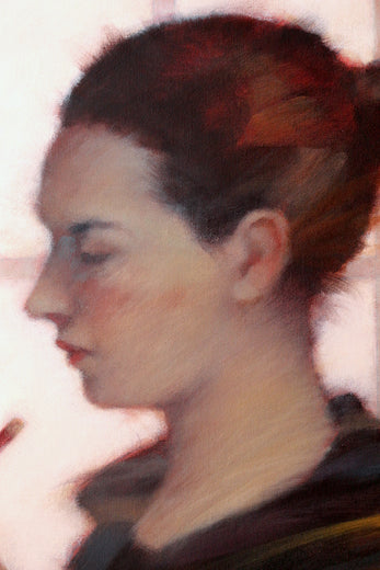 Receptionist by Nicholas Robertson |   Closeup View of Artwork 