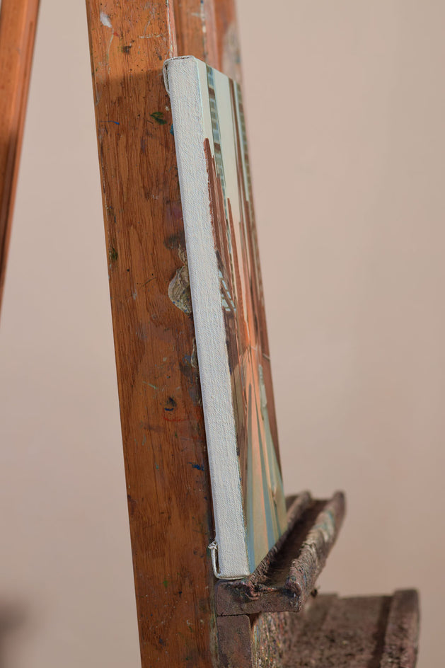 23rd Street Sunset by Nick Savides |  Side View of Artwork 