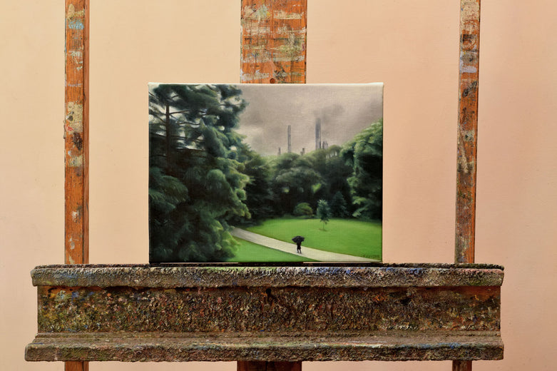 A Walk in the Rain by Nick Savides |  Context View of Artwork 