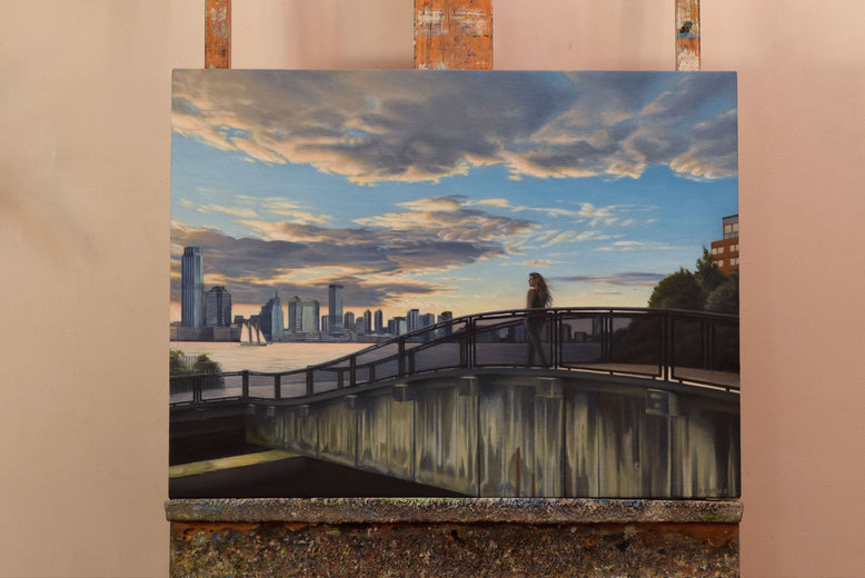 Bridge to Sunset by Nick Savides |  Context View of Artwork 