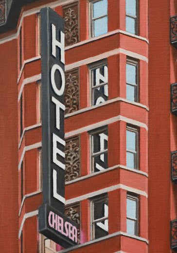 Chelsea Hotel by Nick Savides |   Closeup View of Artwork 