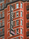 Original art for sale at UGallery.com | Chelsea Hotel by Nick Savides | $875 | oil painting | 12' h x 9' w | thumbnail 1