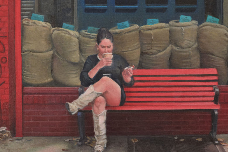 Coffee & Tea by Nick Savides |   Closeup View of Artwork 