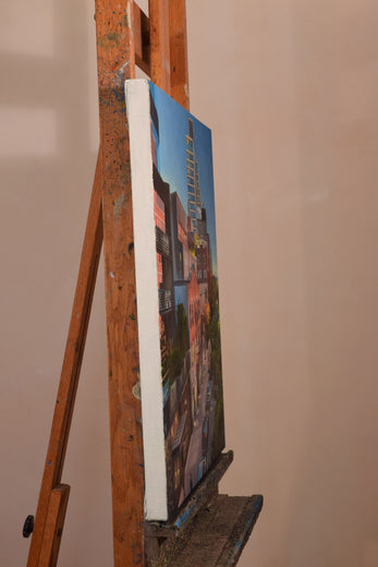 High Line Reflections by Nick Savides |  Side View of Artwork 