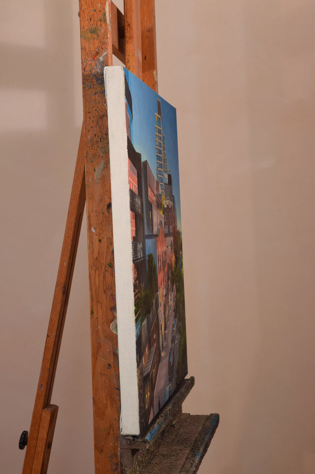 High Line Reflections by Nick Savides |  Side View of Artwork 