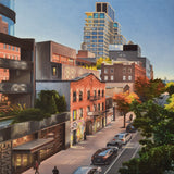 Original art for sale at UGallery.com | High Line Reflections by Nick Savides | $2,850 | oil painting | 24' h x 24' w | thumbnail 1