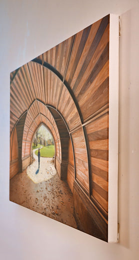 Into the Light by Nick Savides |  Side View of Artwork 