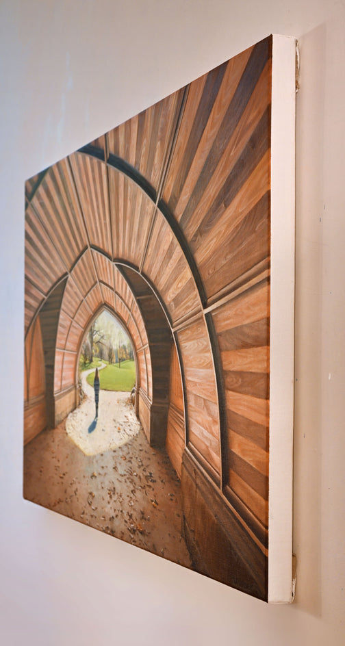 Into the Light by Nick Savides |  Side View of Artwork 