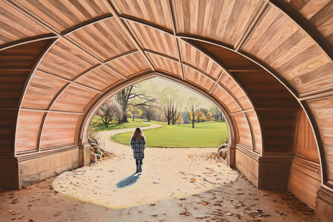 Into the Light by Nick Savides |  Closeup View of Artwork 