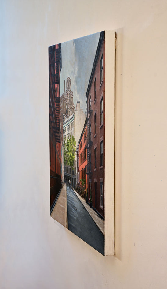 Light on Gay Street by Nick Savides |  Side View of Artwork 