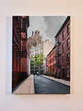 Original art for sale at UGallery.com | Light on Gay Street by Nick Savides | $2,600 | oil painting | 24' h x 18' w | thumbnail 3