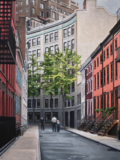Light on Gay Street by Nick Savides |   Closeup View of Artwork 
