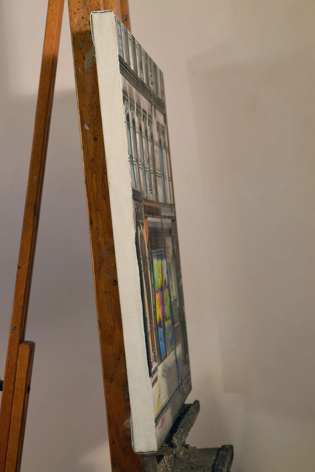 Love on Orchard by Nick Savides |  Side View of Artwork 