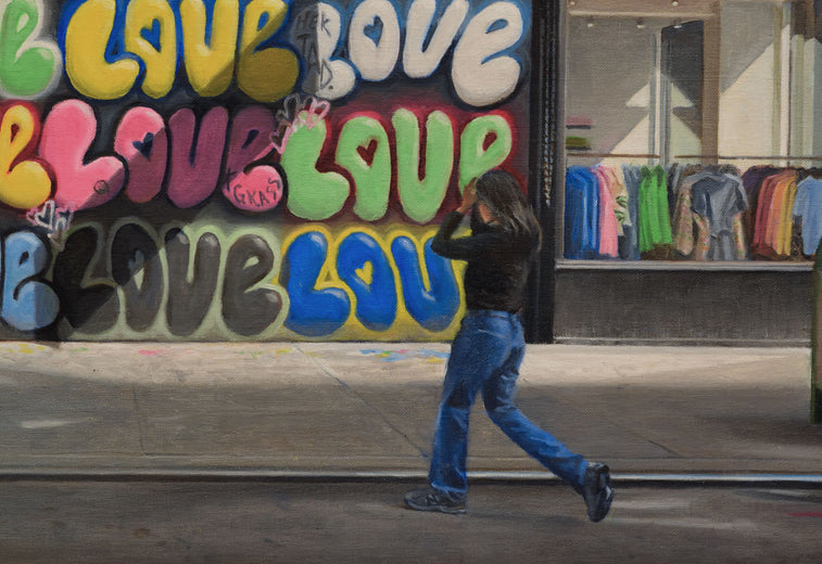 Love on Orchard by Nick Savides |   Closeup View of Artwork 