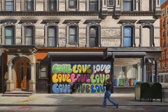 Original art for sale at UGallery.com | Love on Orchard by Nick Savides | $3,700 | oil painting | 24' h x 36' w | thumbnail 1