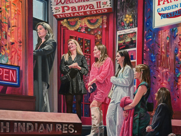 Night Out by Nick Savides |   Closeup View of Artwork 