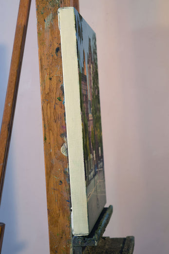 Pickleball by Nick Savides |  Side View of Artwork 