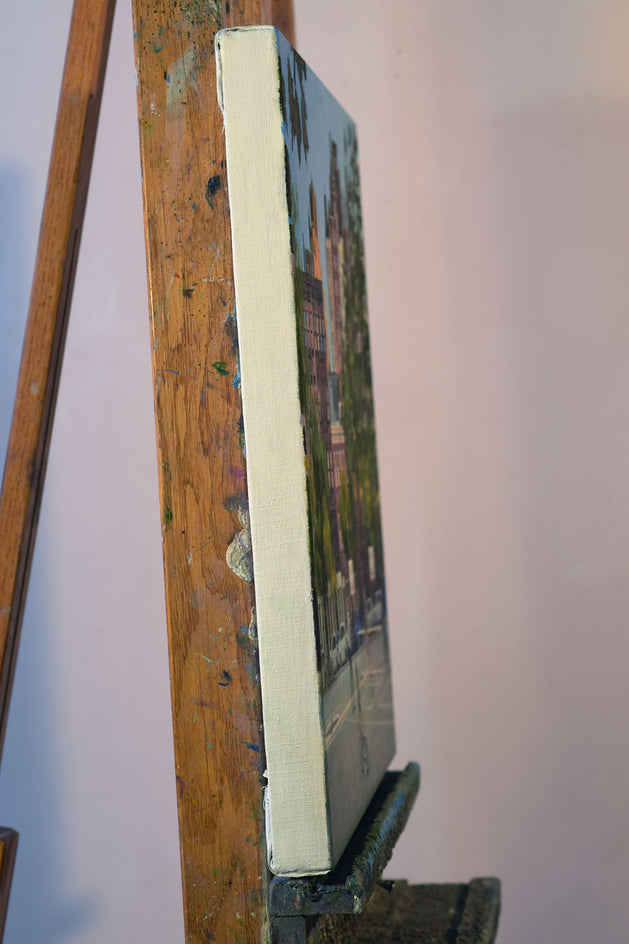 Pickleball by Nick Savides |  Side View of Artwork 