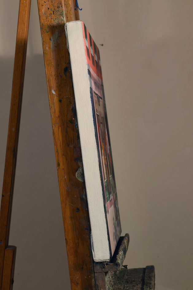 Poppies by Nick Savides |  Side View of Artwork 