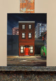 Original art for sale at UGallery.com | Red Door by Nick Savides | $875 | oil painting | 12' h x 9' w | thumbnail 3