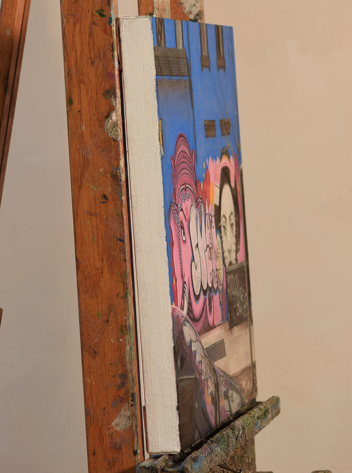 Rise by Lifting Others by Nick Savides |  Side View of Artwork 