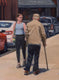 Original art for sale at UGallery.com | Serafina on Ludlow by Nick Savides | $2,850 | oil painting | 24' h x 24' w | thumbnail 4