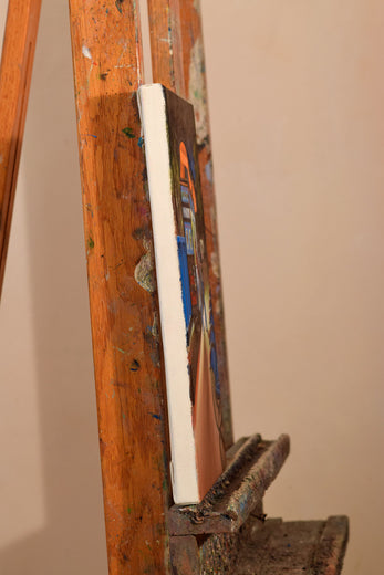 Taco Truck by Nick Savides |  Side View of Artwork 