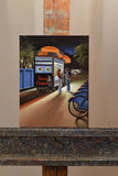 Original art for sale at UGallery.com | Taco Truck by Nick Savides | $875 | oil painting | 12' h x 9' w | thumbnail 3
