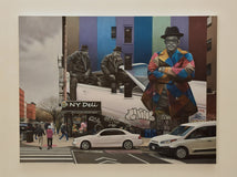 Original art for sale at UGallery.com | Three Cars – Run DMC by Nick Savides | $7,600 | oil painting | 36' h x 48' w | thumbnail 3