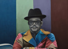 Original art for sale at UGallery.com | Three Cars – Run DMC by Nick Savides | $7,600 | oil painting | 36' h x 48' w | thumbnail 4