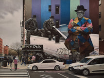 Original art for sale at UGallery.com | Three Cars – Run DMC by Nick Savides | $7,600 | oil painting | 36' h x 48' w | thumbnail 1