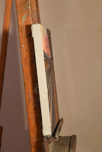 Train to Sunset by Nick Savides |  Side View of Artwork 