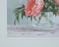 Original art for sale at UGallery.com | Peony II by Nicole Lamothe | $700 | oil painting | 12' h x 16' w | thumbnail 2