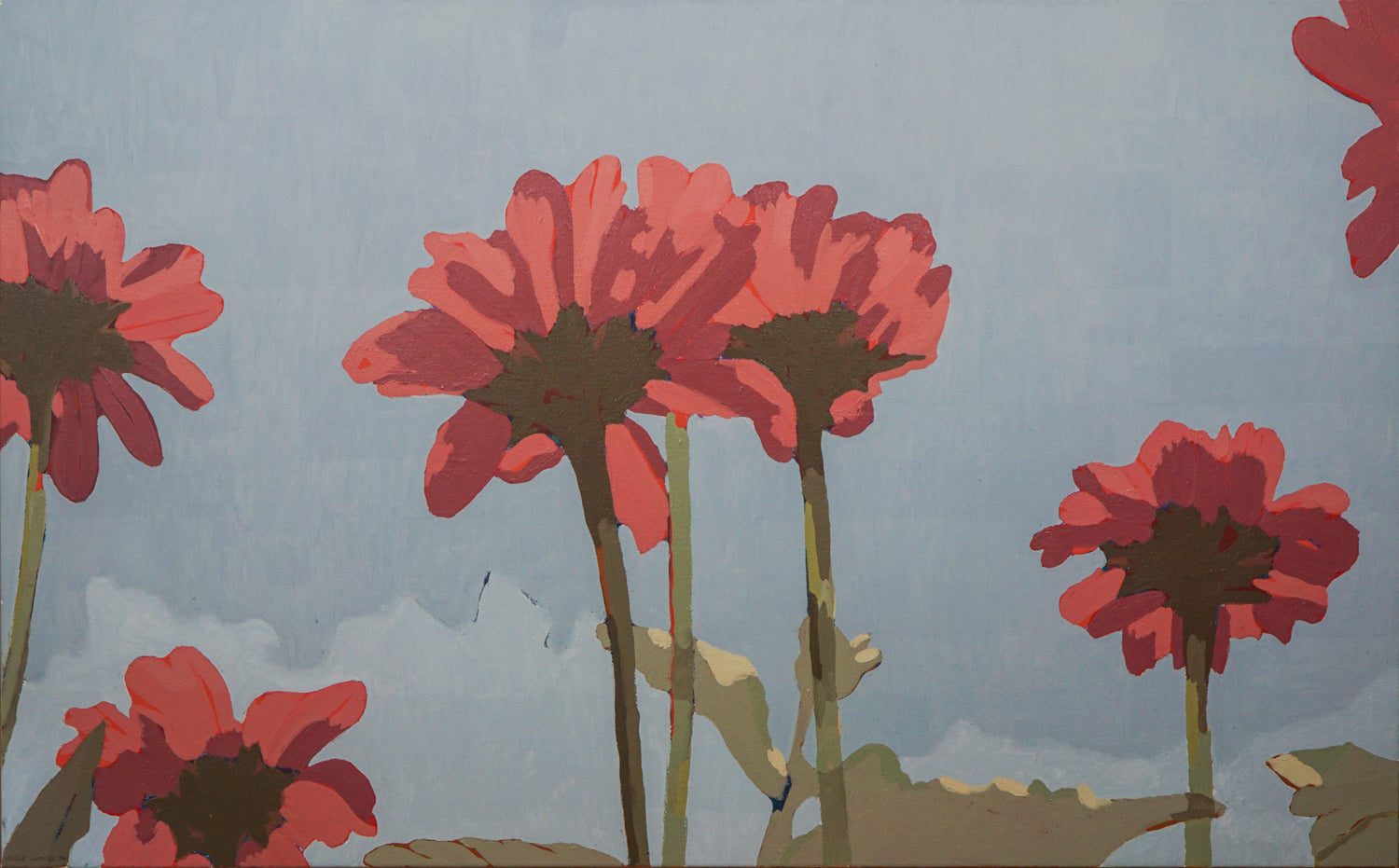 Red Blossoms Within the Quiet Sky by Nicole Lamothe |  Artwork Main Image 