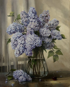 oil painting by Nikolay Rizhankov titled Spring Still Life