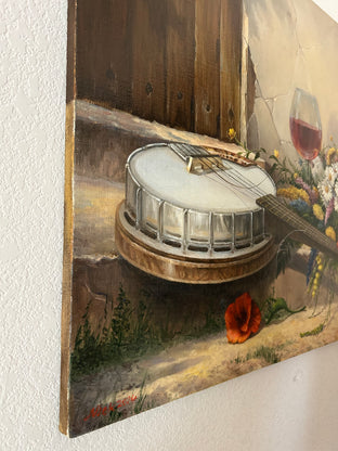 Banjo by Nikolay Rizhankov |  Side View of Artwork 