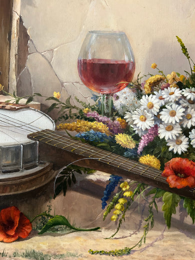 Banjo by Nikolay Rizhankov |   Closeup View of Artwork 