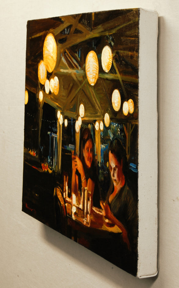 Missing the Moments by Onelio Marrero |  Side View of Artwork 