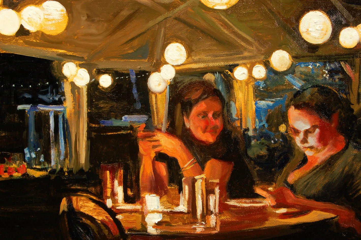 Missing the Moments by Onelio Marrero |  Closeup View of Artwork 
