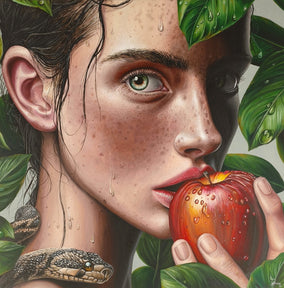 Original art for sale at UGallery.com | EVA by Nuno Aparício | $9,550 | acrylic painting | 39.37' h x 39.37' w