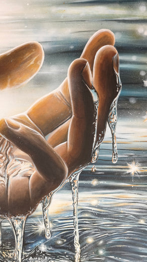 God’s Hand by Nuno Aparício |   Closeup View of Artwork 