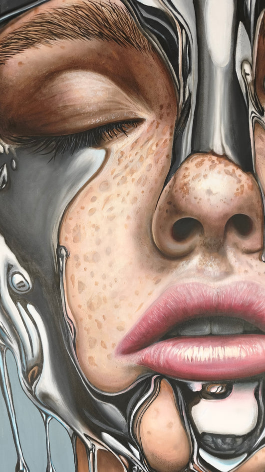 My Face Your Face by Nuno Aparício |  Closeup View of Artwork 