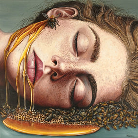 Original art for sale at UGallery.com | New Beginning by Nuno Aparício | $10,850 | acrylic painting | 39.37' h x 39.37' w