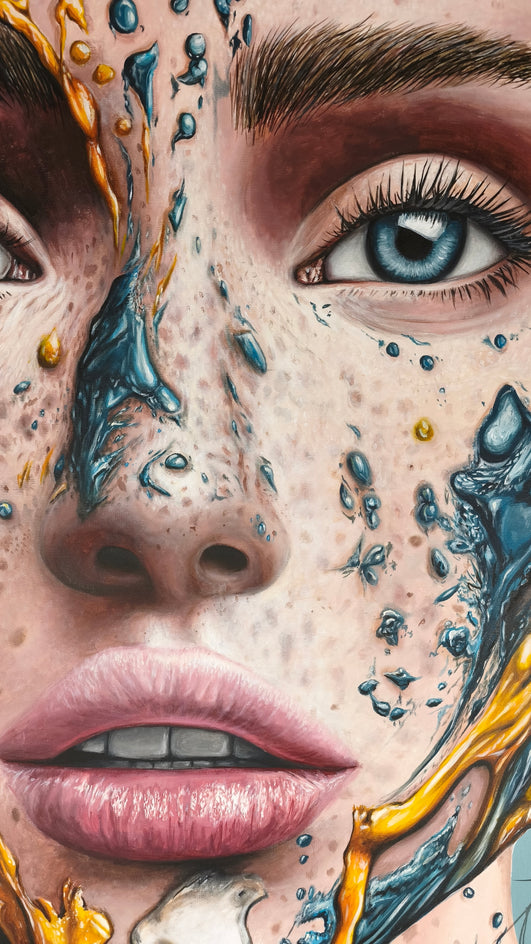 Painted Soul by Nuno Aparício |  Closeup View of Artwork 