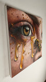 Original art for sale at UGallery.com | Saudade by Nuno Aparício | $6,100 | acrylic painting | 31.5' h x 31.5' w | thumbnail 2